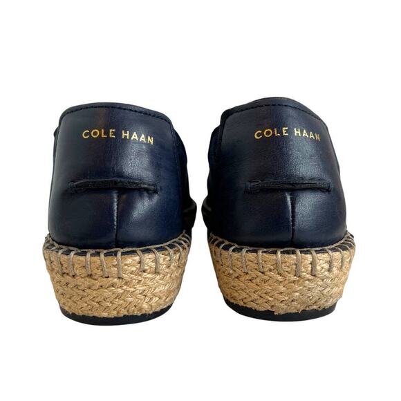COLE HAAN Cloudfeel Stitchlite Espadrille in Navy Blue Fabric Women's 9.5B - Picture 13 of 15